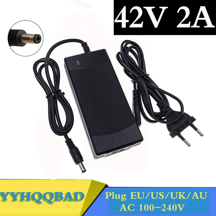 36V 2A Lithium Battery Charger – 42V Output for 10S Li-ion/Li-poly Batteries