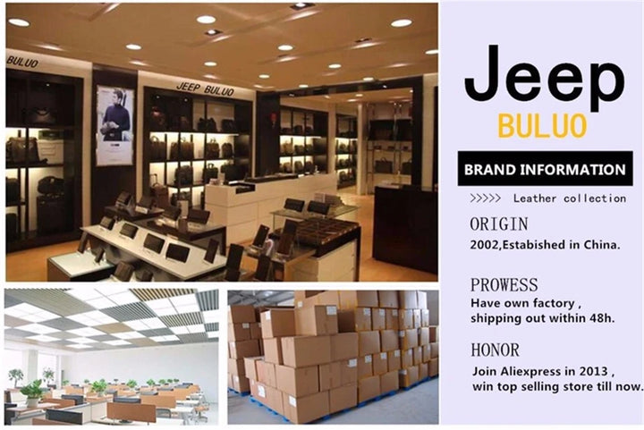 JEEP BULUO Large Leather Satchel – Smart, Durable & Professional