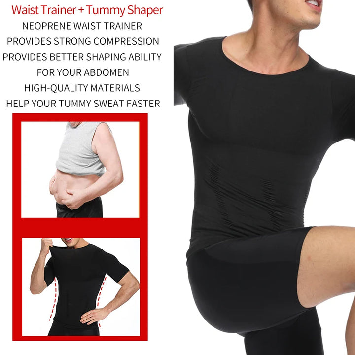 Slim Fit Men’s Waist Trainer – Shaping & Posture Support Vest