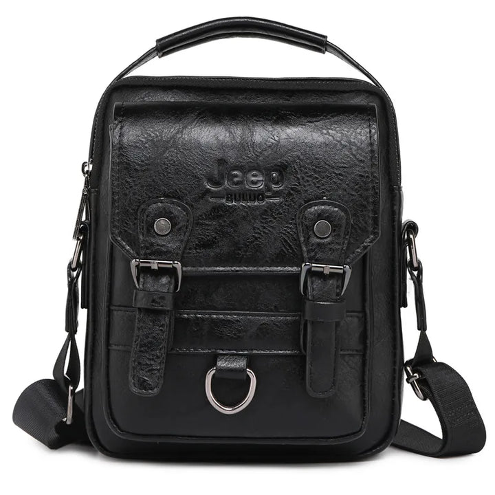 JEEP BULUO Large Leather Satchel – Smart, Durable & Professional