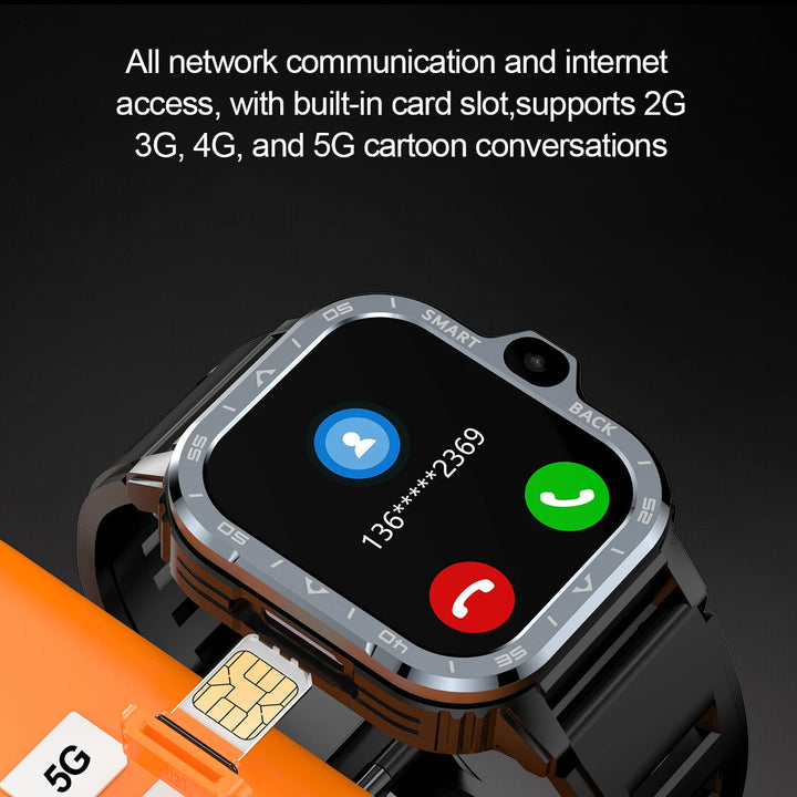 Smart Watch 4G GPS Dual Camera NFC WiFi 64GB