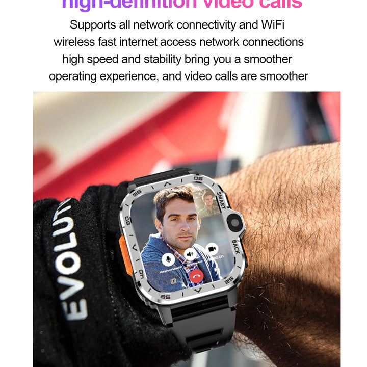 Smart Watch 4G GPS Dual Camera NFC WiFi 64GB