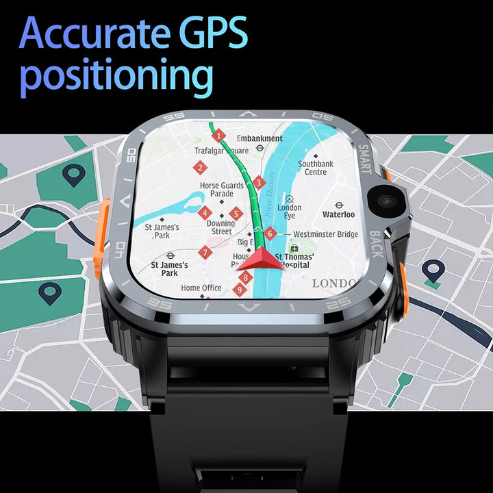 Smart Watch 4G GPS Dual Camera NFC WiFi 64GB