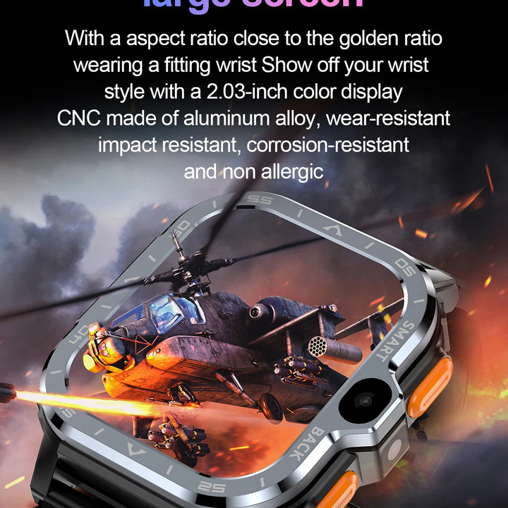 Smart Watch 4G GPS Dual Camera NFC WiFi 64GB