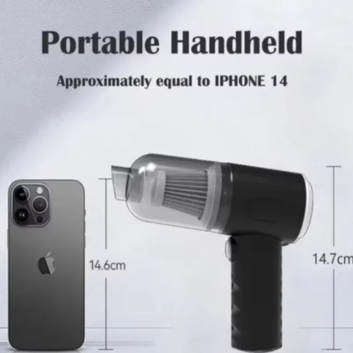 9000Pa Wireless Car Vacuum Cleaner USB Charging 1200mAh Portable Cleaning Appliance Mini Wet and Dry Vacuum Cleaner Household