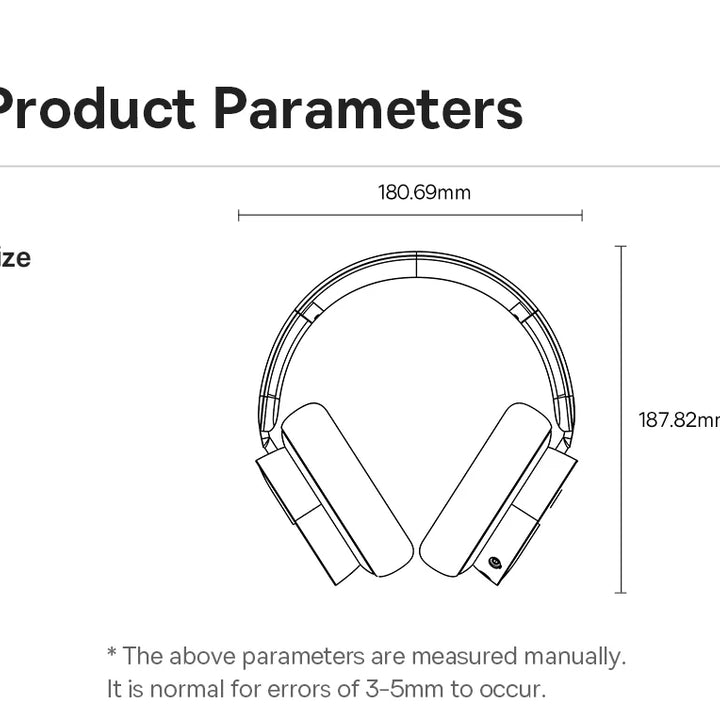 Baseus GH02 Gaming Wireless Headphone with Mic Over-Ear Headphones Bluetooth 5.3 40mm Driver 2.4G/Wireless/Cable RGB Headsets