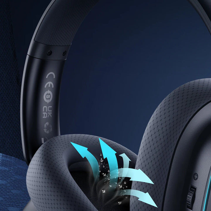 Baseus GH02 Gaming Wireless Headphone with Mic Over-Ear Headphones Bluetooth 5.3 40mm Driver 2.4G/Wireless/Cable RGB Headsets