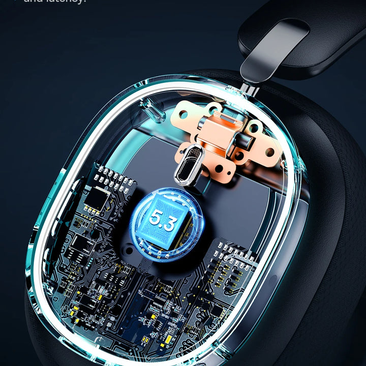 Baseus GH02 Gaming Wireless Headphone with Mic Over-Ear Headphones Bluetooth 5.3 40mm Driver 2.4G/Wireless/Cable RGB Headsets