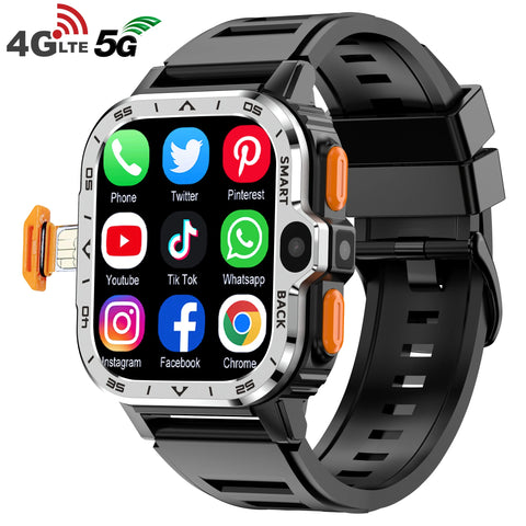 Smart Watch 4G GPS Dual Camera NFC WiFi 64GB